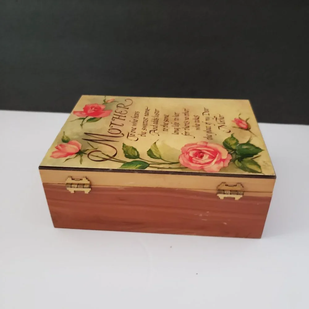 (2/$15) Vintage Cedar Box